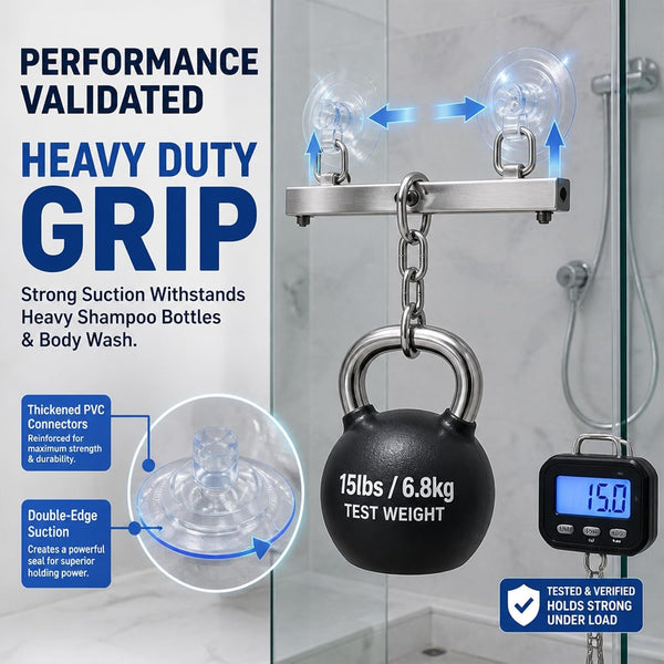 Shower Caddy Suction Cup Replacement, Dual-Layer Thickened Connectors Compatible with Zenna Home and Simple Houseware Wire Racks, Clear, Pack of 45