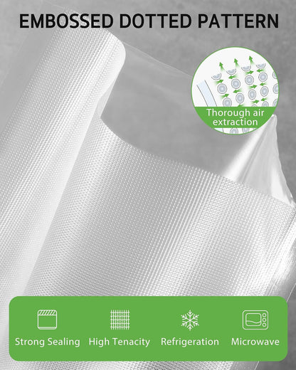 11" X 150' Vacuum Sealer Bags for Food Seal Rolls with Cutter4