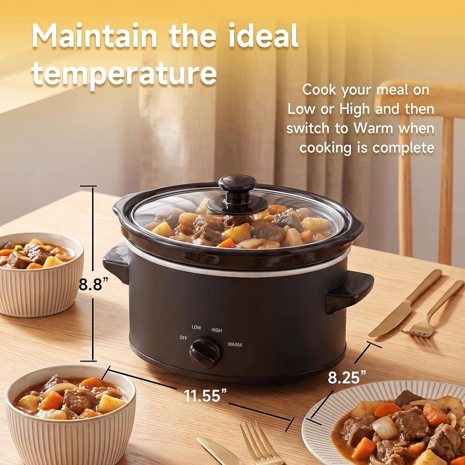 2-qt-small-slow-cooker-for-3-peoples-black-oval-dishwasher-safe-low-high-warm-3-heat-modes-stainless-steel-cooker-ceramic-pot-non-toxic