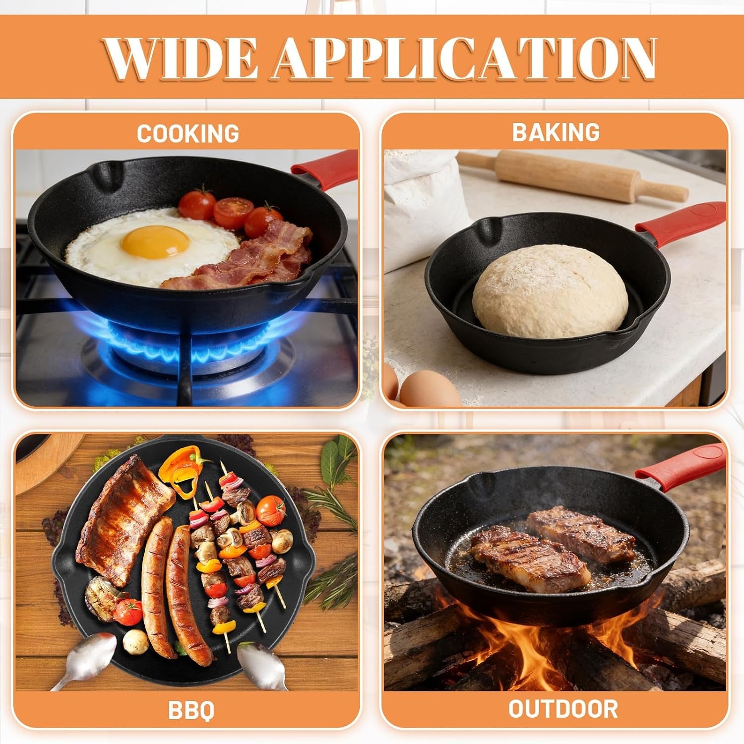 3-pcs-pre-seasoned-cast-iron-skillet-set-6-8-10-cast-iron-frying-pan-with-silicone-heat-resistant-handles-field-skillet-cast-iron-pans-for-cooking-frying-saute-cooking-pizza-black