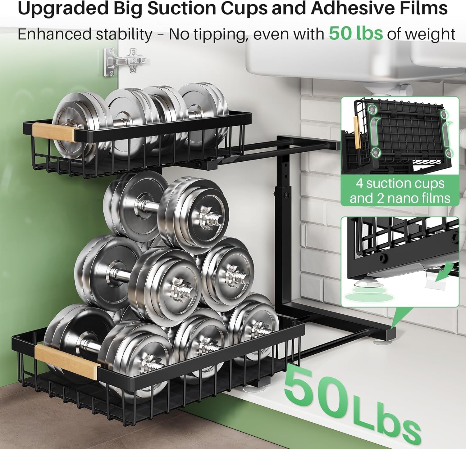 under-sink-organizer-2-tier-under-the-sink-storage-slide-out-pull-out-cabinet-organizer-shelf-metal-sliding-drawer-for-kitchen-bathroom-pantry-closet-organization-rack-black-2-pack