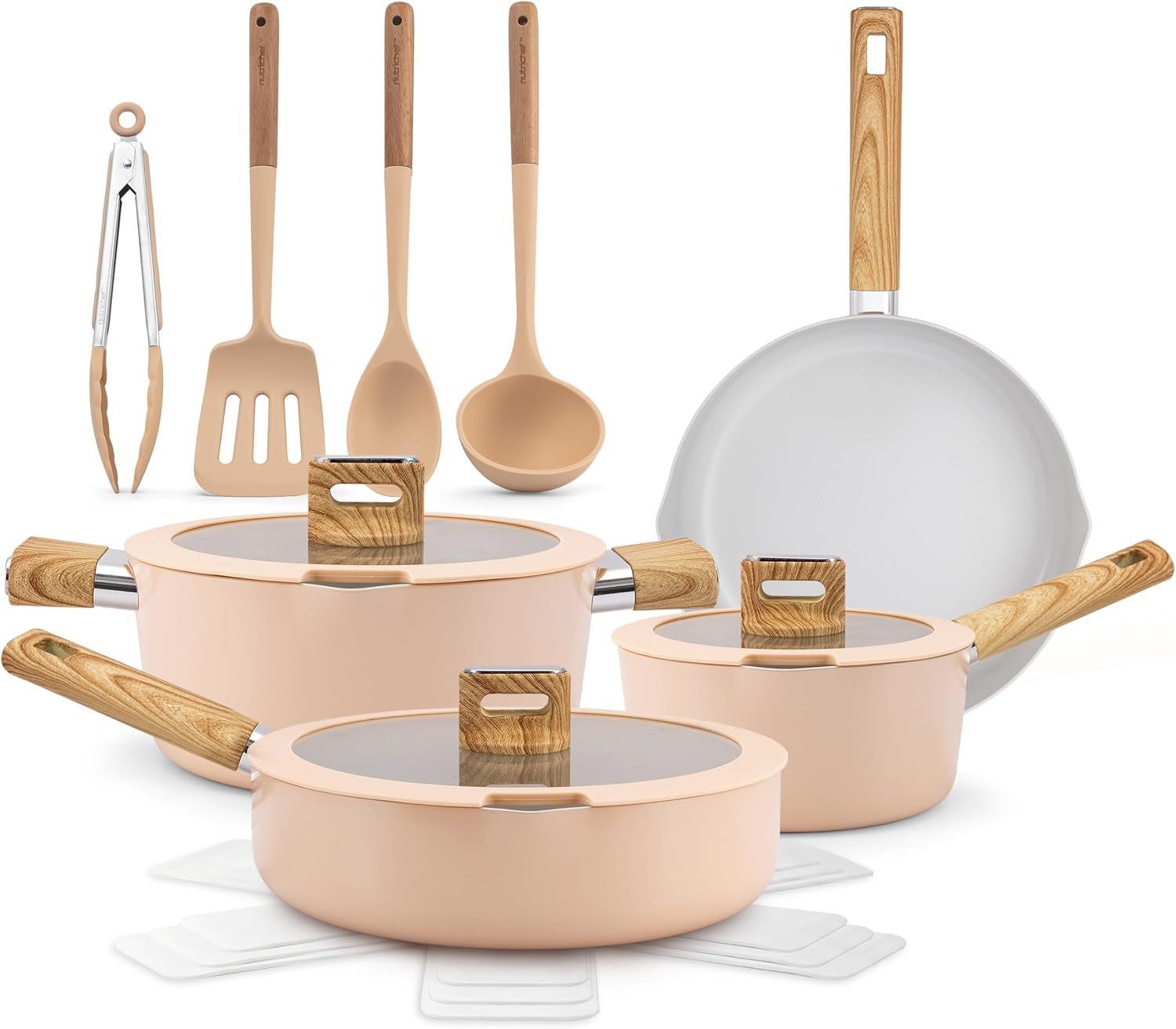 ceramic-cookware-set-with-cooking-utensils-14-piece-nonstick-cookware-set-with-glass-lids-compatible-with-all-cooktops-heat-resistant-handles-and-stylish-finish-pink