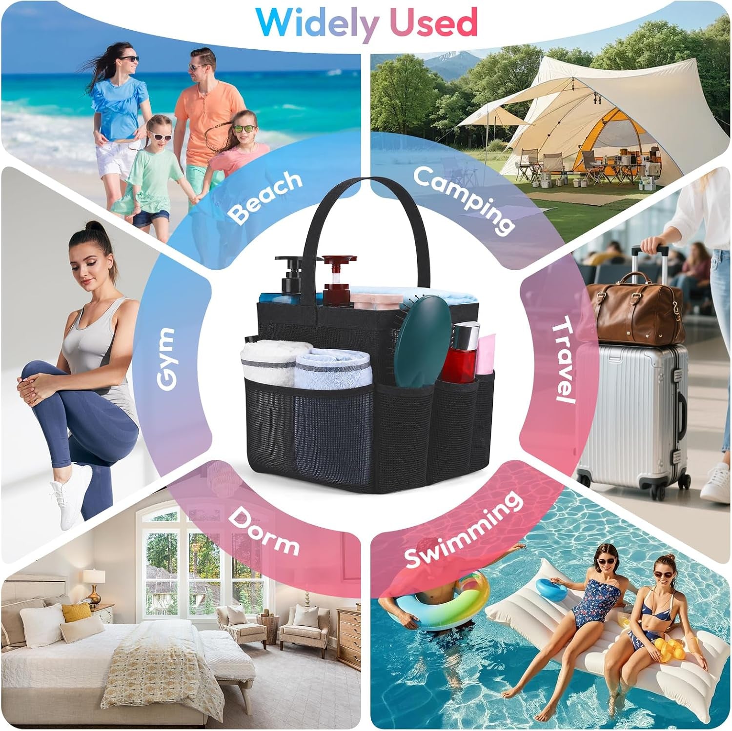 mesh-shower-caddy-portable-for-college-dorm-room-essentials-with-9-pockets-quick-dry-tote-bag-large-capacity-for-bathroom-beach-swimming-gym-camping-travel-essentials-1-pack