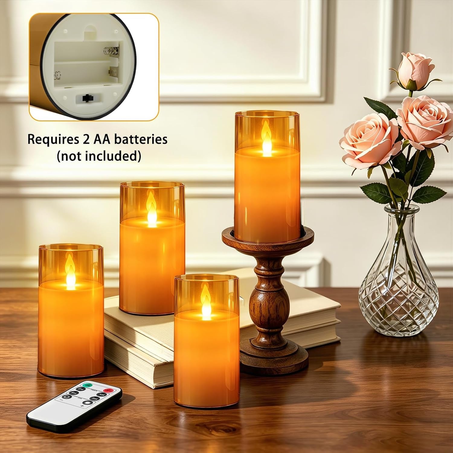flameless-candles-with-remote-set-of-2-led-pillar-candles-3-d-x-6-h-realistic-climbing-flame-battery-powered-candles-for-home-wedding-christmas-amber-ivory