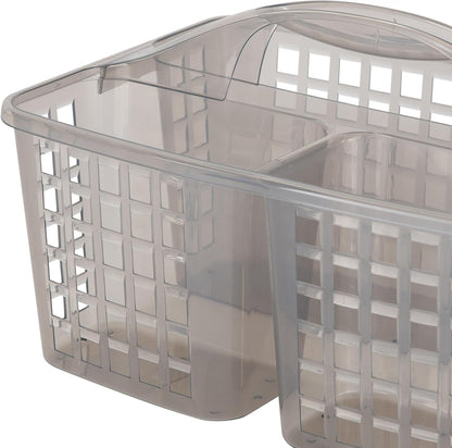 2 in 1 Portable, Bathroom Shower Caddy for Shampoo, Conditioner, Soap, and Cosmetics, in Grey Bath Tote (26118-GREY)7