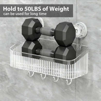 3 Pack Suction Cup Shower Caddy Not Suitable for Wet Wall7