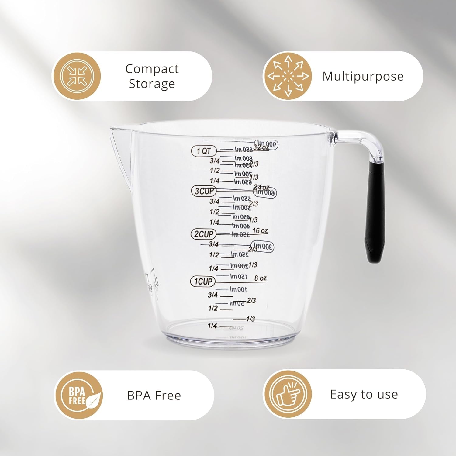 dalup-measuring-cup-set-clear-plastic-liquid-measuring-cups-8-16-32-oz-with-spout-non-slip-handle-3-piece-plastic-measuring-cup-set-for-liquids-dry-ingredients