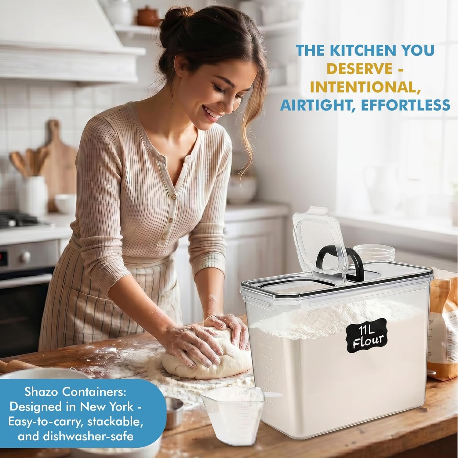 2-pc-11l-372-oz-flour-sugar-storage-containers-with-spout-lid-easy-carry-handle-bpa-free-extra-large-airtight-food-storage-containers-with-lids-rice-canisters-sets-for-kitchen-pantry