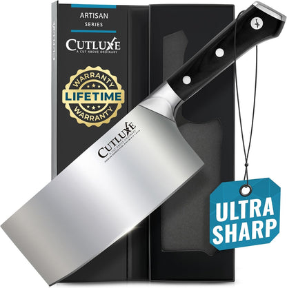 Cleaver Knife, 7" Meat Cleaver Butcher Knife for Meat Cutting1