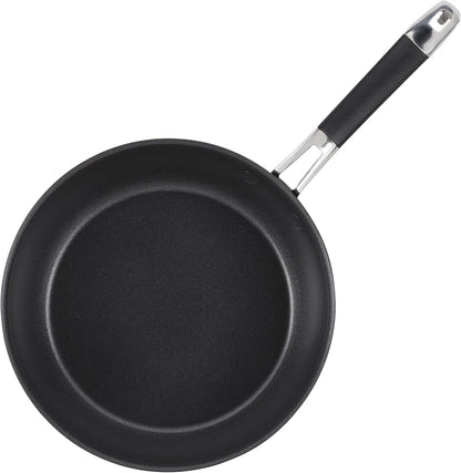 Smart Stack Hard-Anodized Nonstick Frying Pan Set, 10 & 12-Inch | Durable Skillet Set, Stackable Design for Easy Storage, Durable Construction, in Black11