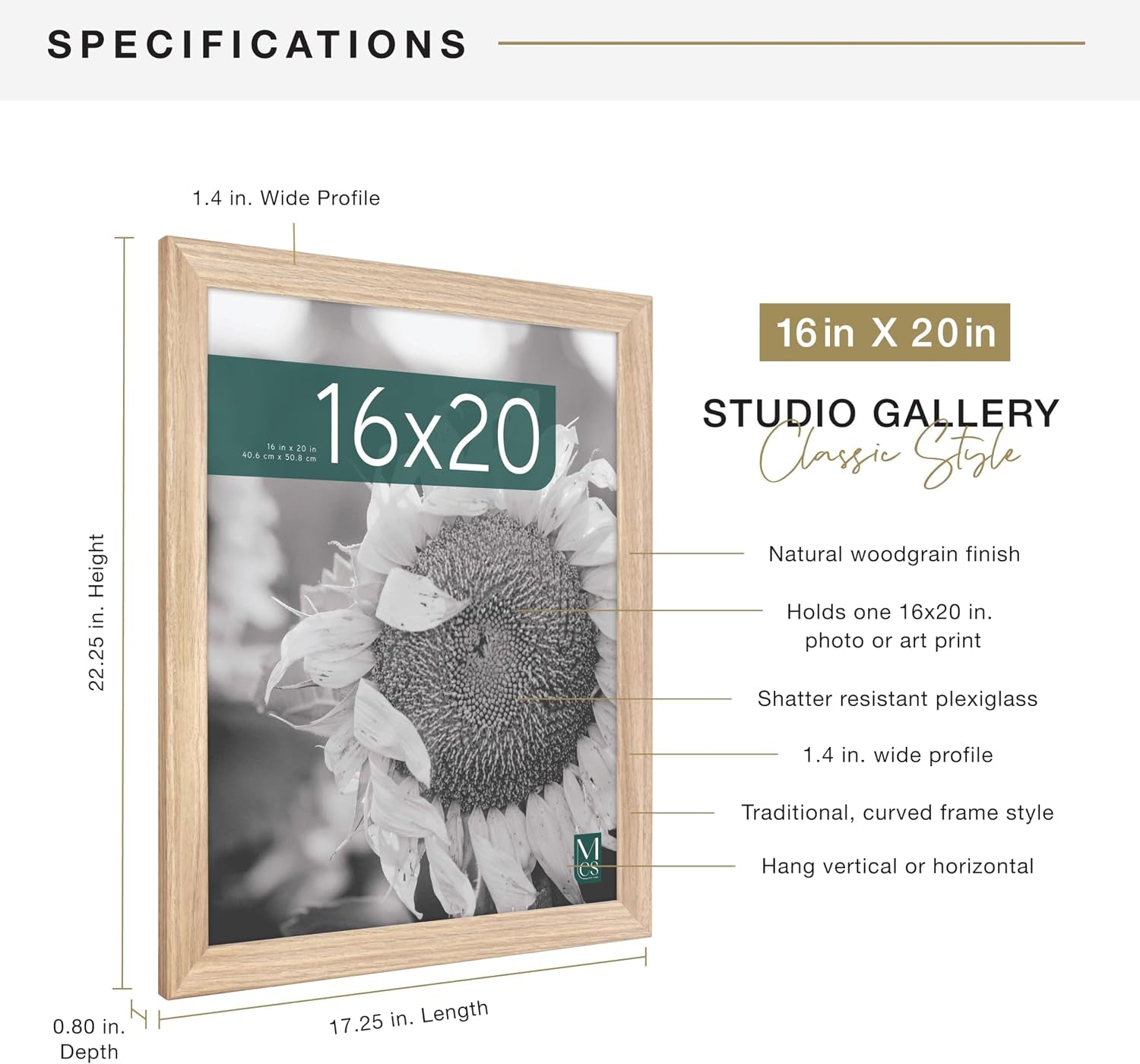studio-gallery-classic-poster-frame-16x20-natural-woodgrain