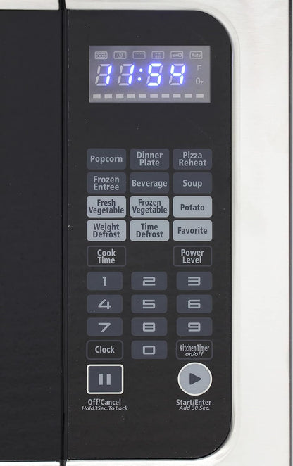 Microwave Oven Built-In 1200-Watts with 10 Power Levels Pre-Set Cooking Settings and Express Cook, Sensor and Speed Cooking and Silent Mode with Glass Turntable, 2.2 Cu.Ft., Metallic4
