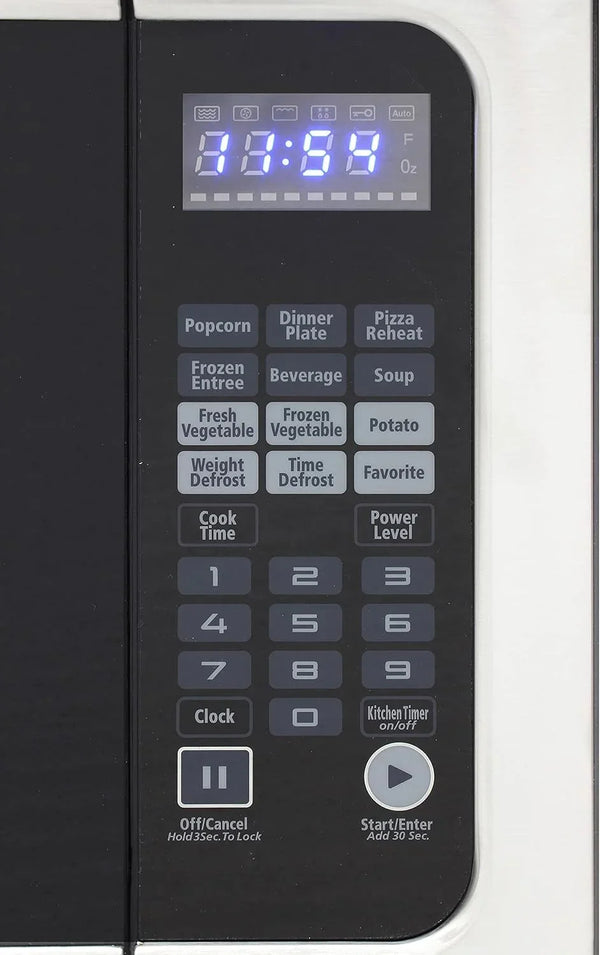 Microwave Oven Built-In 1200-Watts with 10 Power Levels Pre-Set Cooking Settings and Express Cook, Sensor and Speed Cooking and Silent Mode with Glass Turntable, 2.2 Cu.Ft., Metallic4