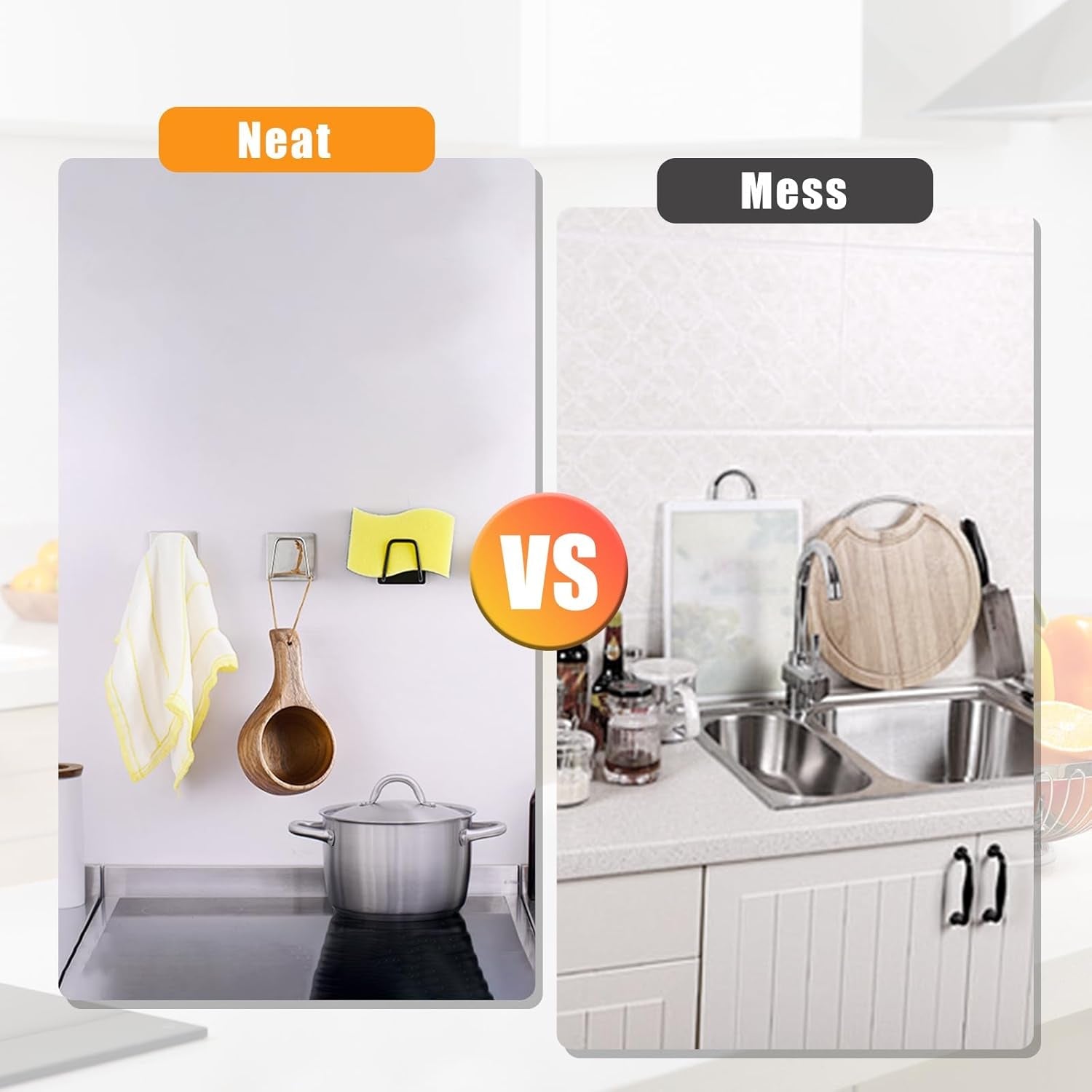 2-pack-stainless-steel-sponge-holder-for-kitchen-sink-rustproof-brushed-sus304-sponge-caddy-organizer-wall-surface-mount-drainage-design-clutter-free-storage