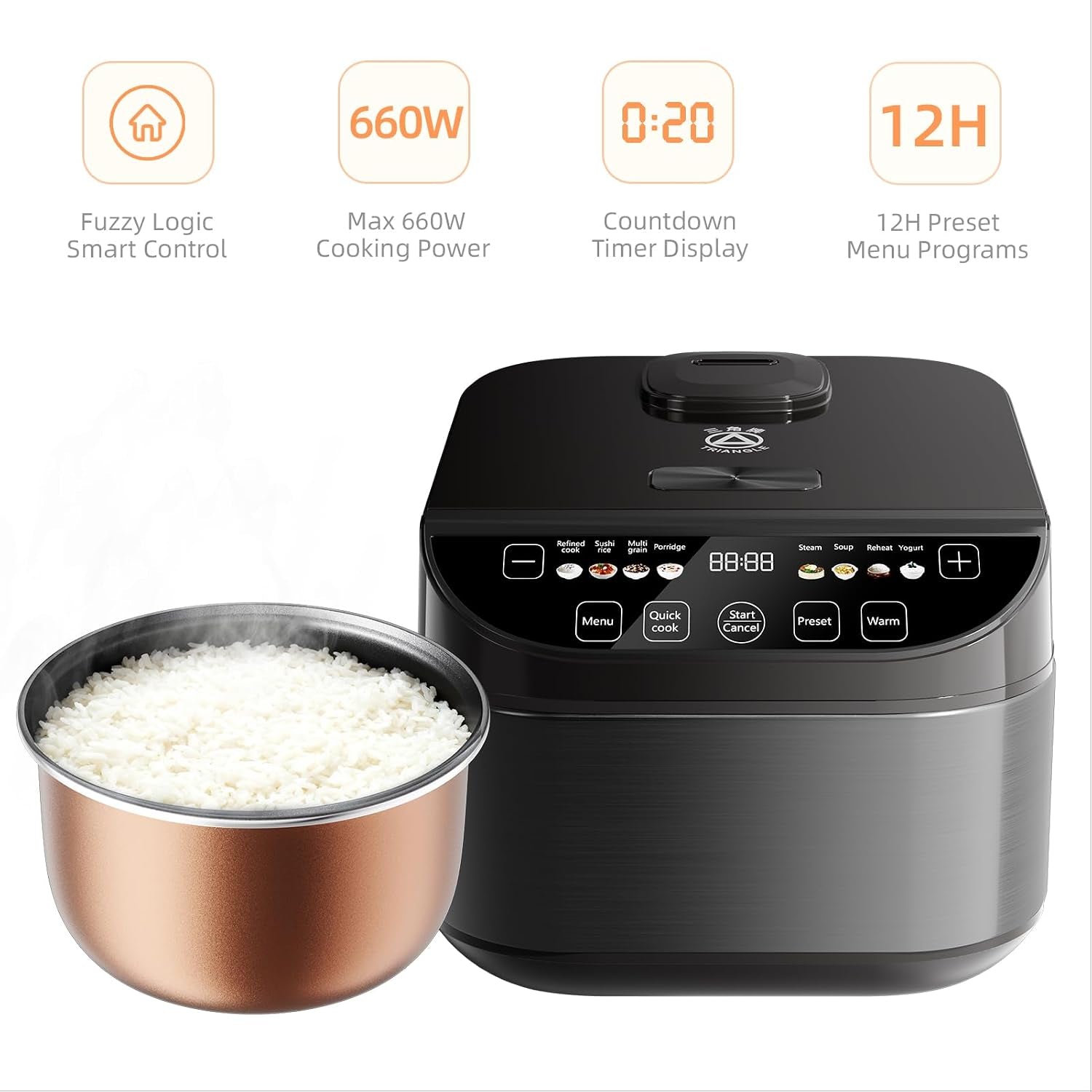 smart-rice-cooker-6-cups-uncooked-fuzzy-logic-rice-maker-one-touch-cooking-with-non-stick-inner-pot-steamer-quick-cook-timer-auto-keep-warm-feature-black