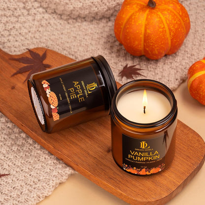 Fall Candles Set for Home Scented, 4 Pack 28Oz, Soy Wax6
