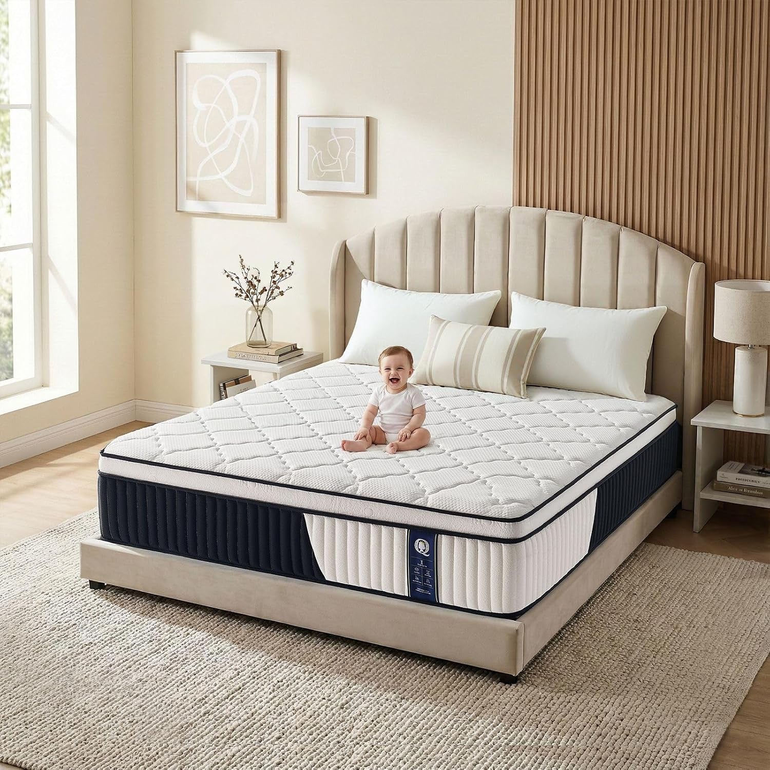 queen-mattress-12-inch-ultra-comfort-hybrid-foam-mattresses-queen-size-with-independent-pocket-springs-mattress-in-a-box-pressure-relief-supportive-medium-firm