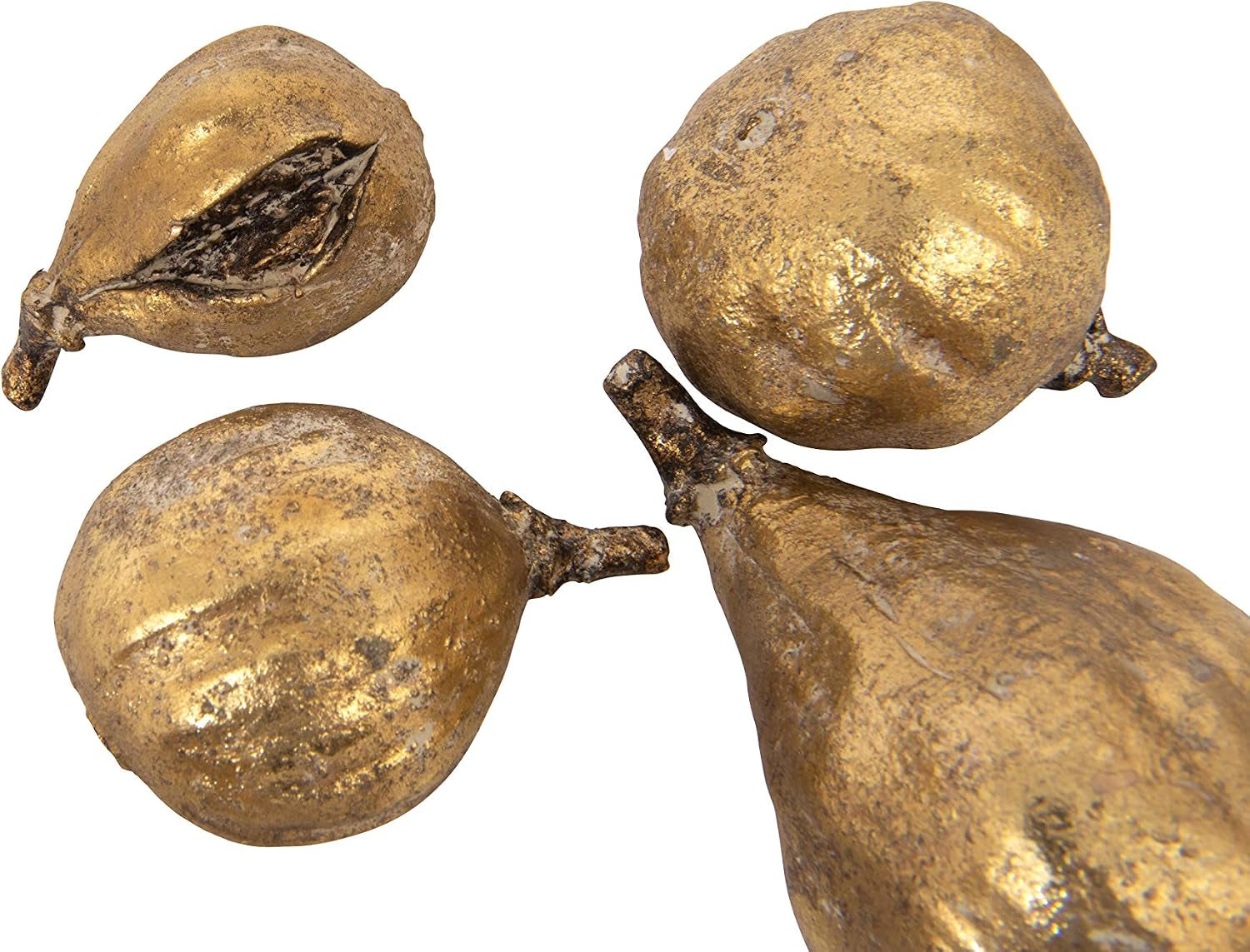 creative-co-op-resin-figs-with-gold-finish-set-of-5-pieces