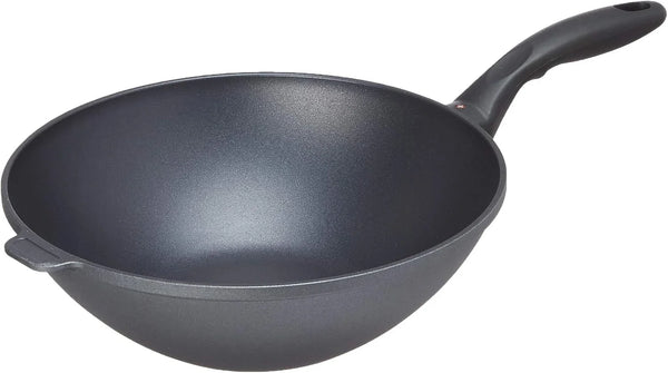 11.8" (4.9 Qt) Nonstick Wok HD Diamond Coated Aluminum Stir-Fry Pan, Includes Lid, Dishwasher Safe and Oven Safe, Grey1