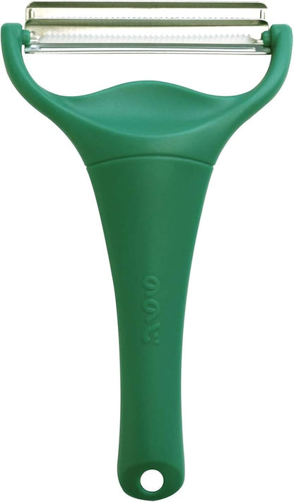Nonoji MAX Cabbage Peeler and Shredder with Non-Slip Handle, Julienne, 2 Sharp Blades for Vegetable Peeling, Kitchen, Dark Green1