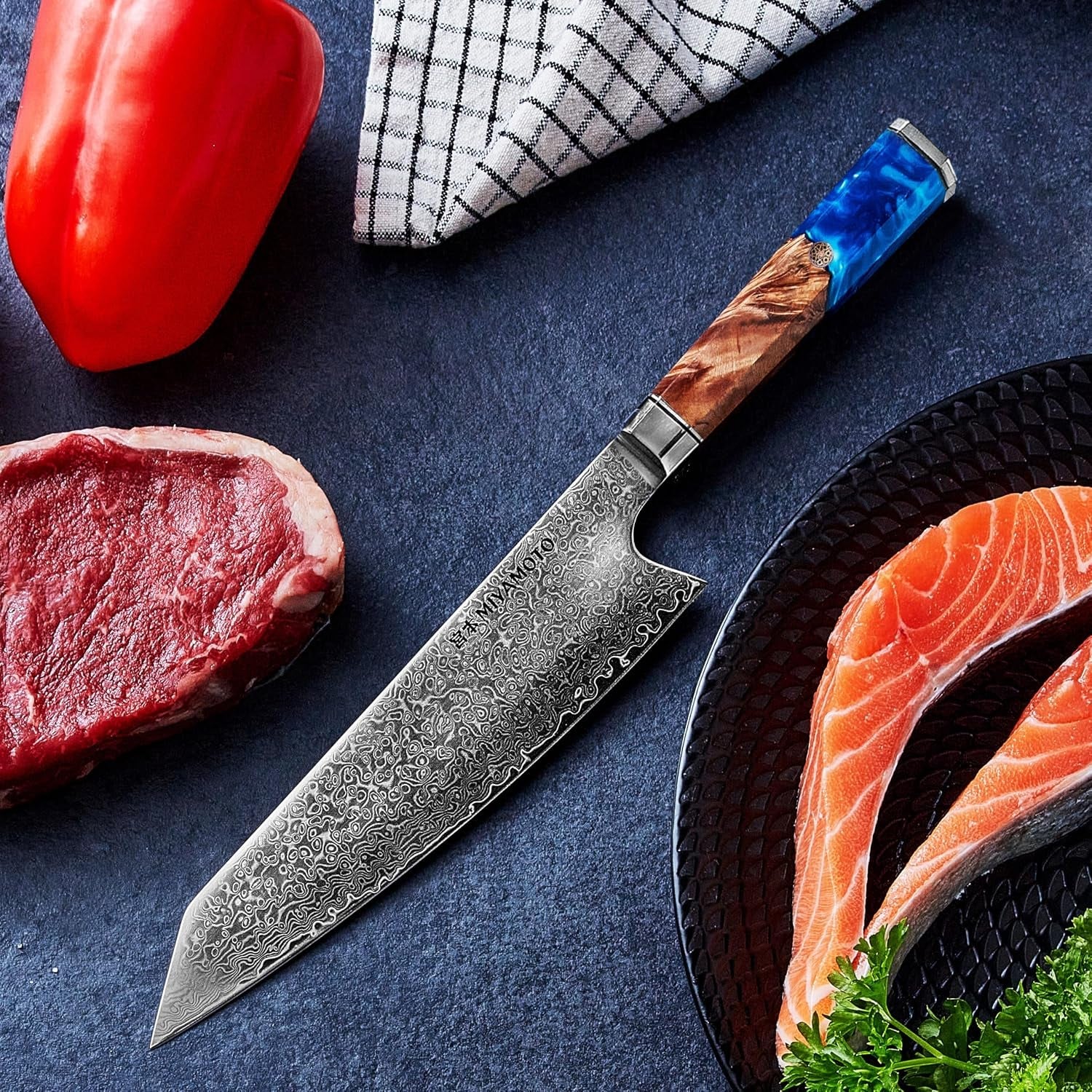 8-inch-japanese-damascus-chef-knife-67-layer-steel-ultra-sharp-high-carbon-blade-with-resin-handle-for-precision-chopping-and-carving