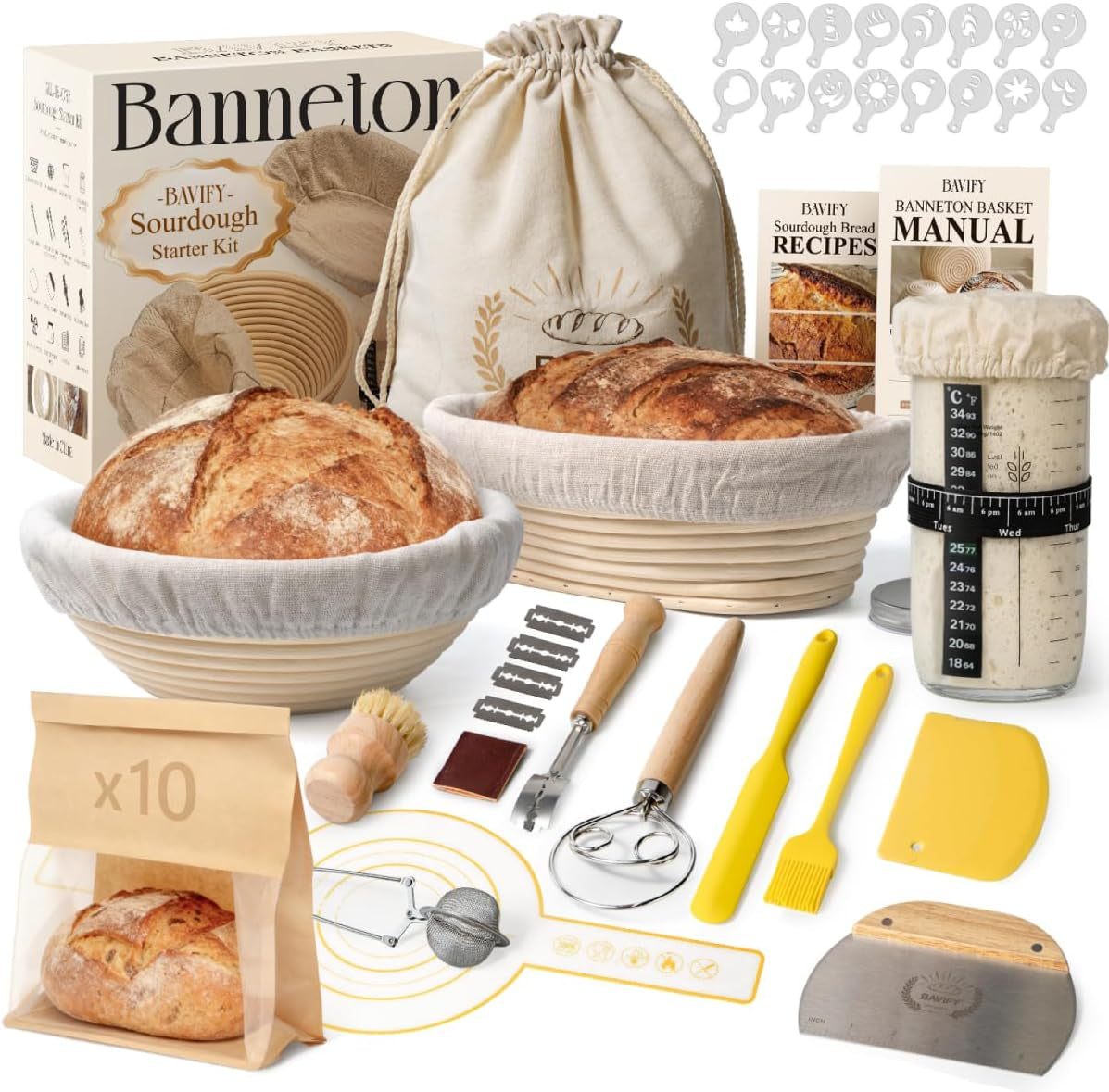 sourdough-starter-kit-banneton-bread-proofing-baskets-set-complete-sourdough-bread-baking-supplies-beginner-friendly-9-in-round-and-10-in-oval-rattan-banneton-24-oz-starter-jar