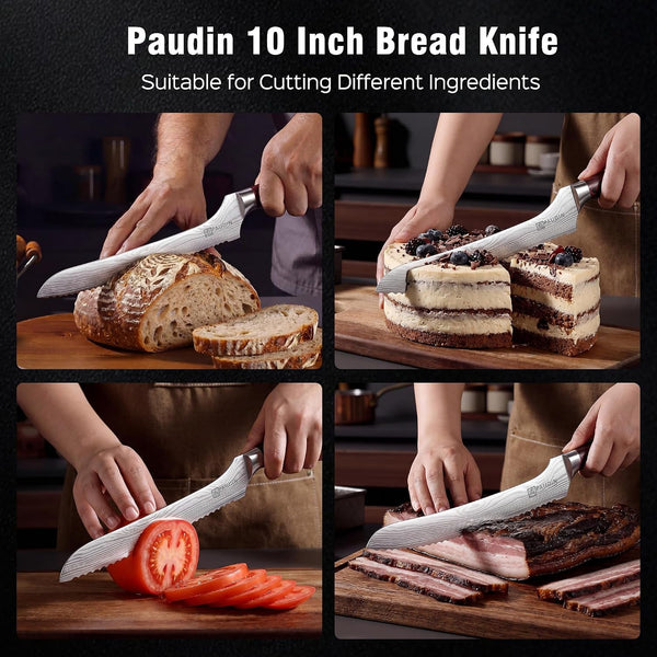 10 Inch Offset Sourdough Bread Knife for Homemade Bread - Gift Box8