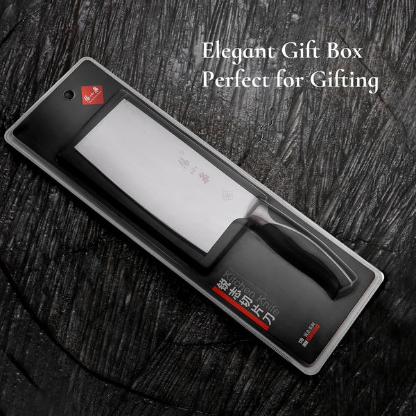 ZHANG XIAO QUAN Chinese Cleaver Knife, High Carbon Stainless Steel8