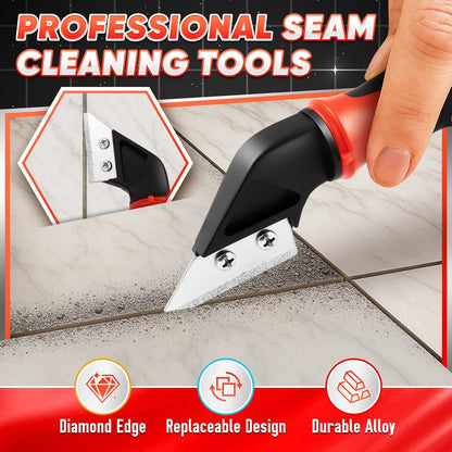 4-In-1 Caulking Remover Tool, Silicone Caulking Tools for Tile, Red3