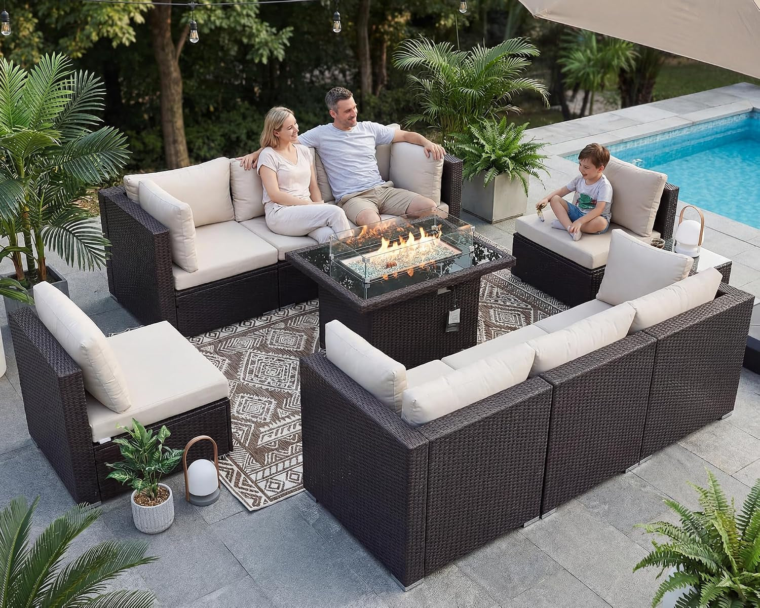 9-piece-outdoor-patio-set-with-fire-pit-brown-beige