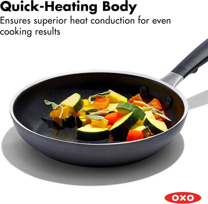 OXO 8” Non-Stick Every Day Frying Pan, Bpa-Free Comfort Grip Silicone Handle, Dishwasher & Oven Safe, Pfas-Free Ceramic Skillet, Black3