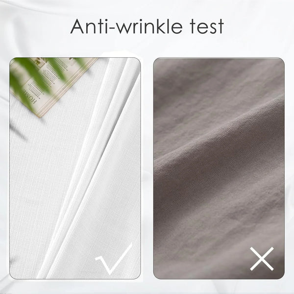 Rectangle Table Cloth Waterproof White 70"X55"4