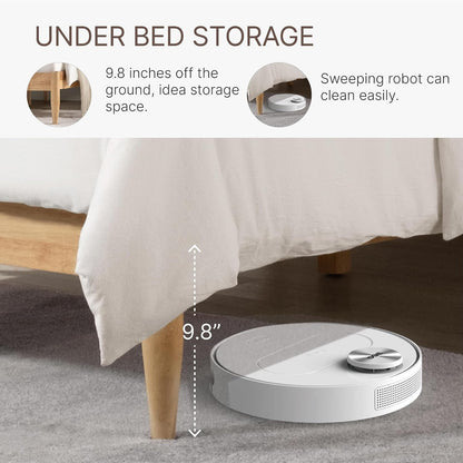 Wood Bed Frame with Headboard Upholstered Platform Mattress Foundation,Strong Wooden Slat Support,No Box Spring Needed5