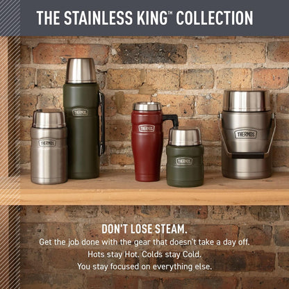 Stainless King Food Jar with Bowl, 24Oz, Matte Midnight Blue8
