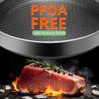 Frying Pans, 10-Inch with Lid, Hybrid Frying Pans Stainless Steel Skillets, Dishwasher & Oven-Safe, Stay-Cool Handle, PFOA Free Cookware, Compatible with All Cooktops3