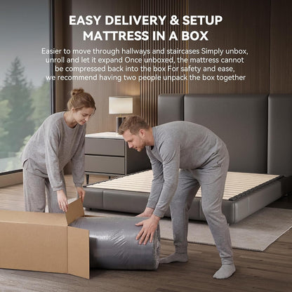 Mattress Queen Size, 12 Inch Queen Hybrid Mattress in a Box6