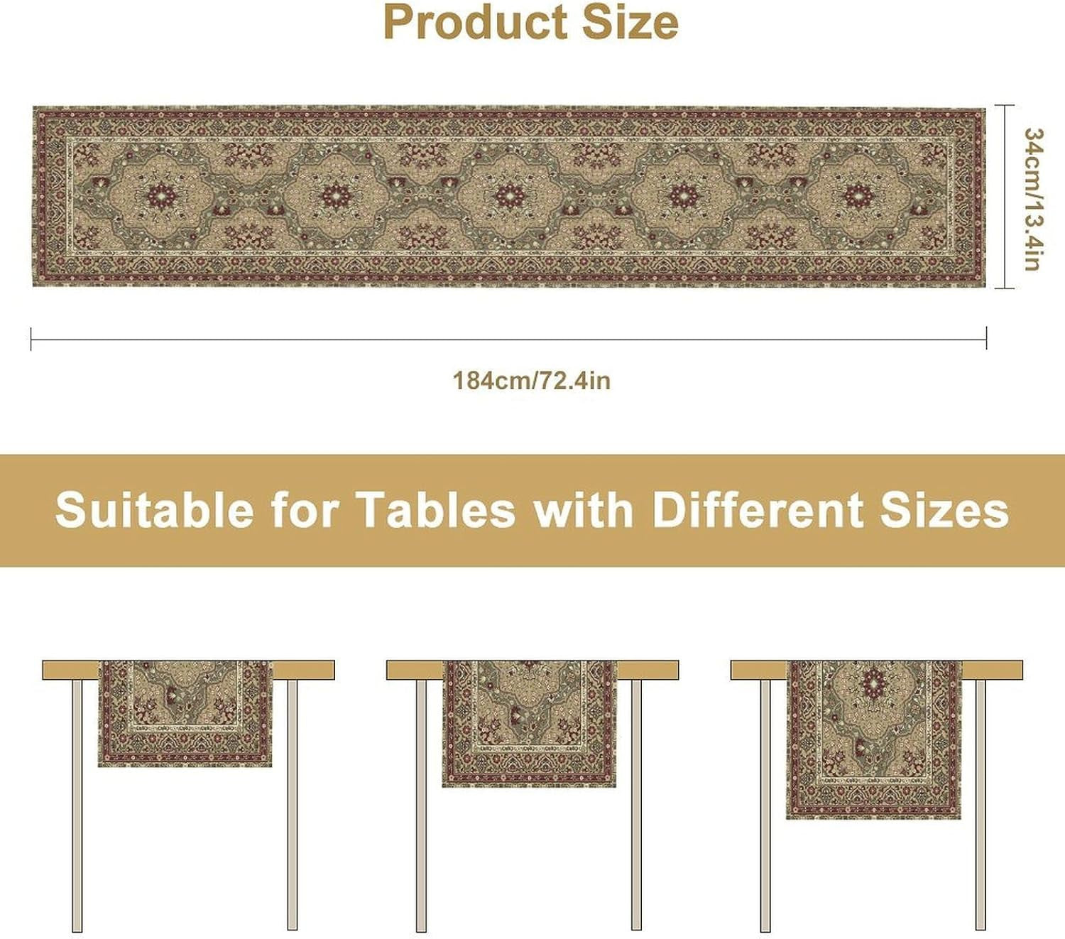 boho-table-runner-retro-traditional-textured-geometric-farmhouse-bohemia-table-runner-for-kitchen-dinning-table-decor-home-party-holiday-13x36-inch