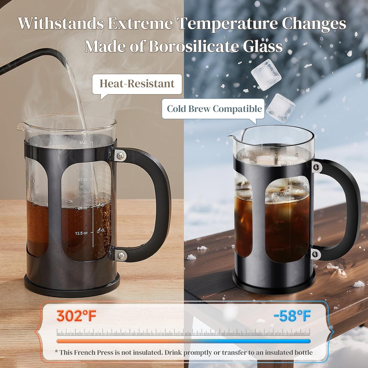 french-press-coffee-maker-no-plastic-touching-cafe-34oz-1-l-cafetera-thickened-glass-stainless-steel-brewer-cold-brew-pot-for-kitchen-travel-camping-tea-gifts-bar-accessories-decor-dark-pewter