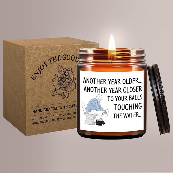 Birthday Gifts for Men Dad Boyfriend Him Husband Grandpa Brother Uncle Coworker Best Friend, Funny Present 65Th 30Th 75Th 60Th 40Th 50Th Birthday Gift Ideas, Happy Birthday Candles Unique Mens Gifts8