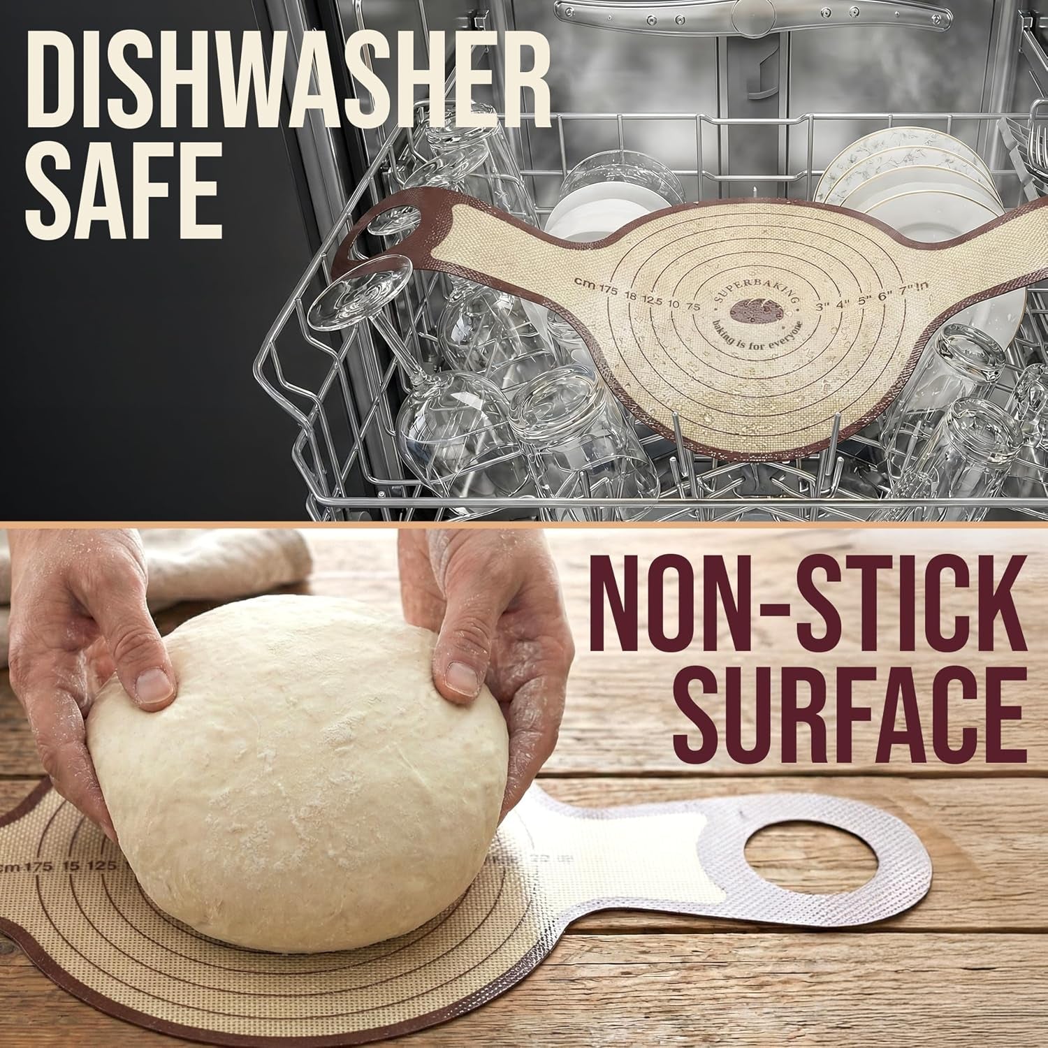 pro-silicone-bread-sling-2-pcs-9in-round-oval-482f-heat-resistant-non-stick-dutch-oven-liners-long-handles-reusable-sourdough-baking-supplies