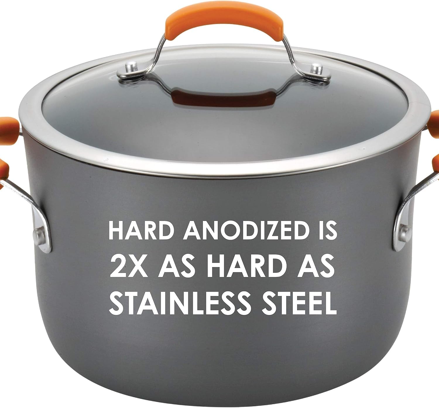 brights-hard-anodized-aluminum-nonstick-cookware-set-with-glass-lids-10-piece-pot-and-pan-set-gray-with-orange-handles