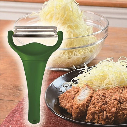 Nonoji MAX Cabbage Peeler and Shredder with Non-Slip Handle, Julienne, 2 Sharp Blades for Vegetable Peeling, Kitchen, Dark Green2