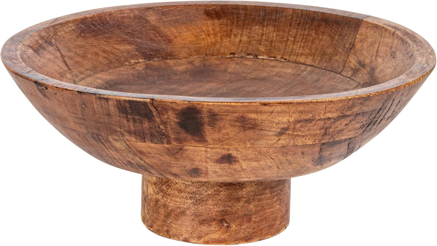 mango-wood-footed-bowl-walnut-finish