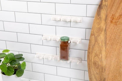 Spice Clip Grippers for Cabinet Doors, White, 15 Ct8
