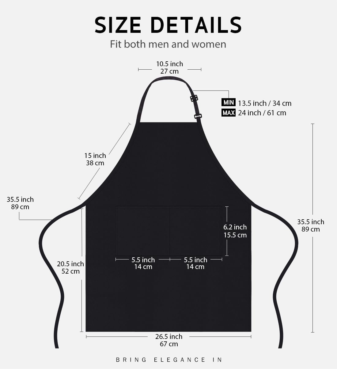apron-for-men-women-adjustable-cooking-kitchen-apron-with-2-pockets-machine-washable-firm-stitching-stain-resistance-long-tie-straps-2-pockets-versatility-unisex-use-gift-bbq