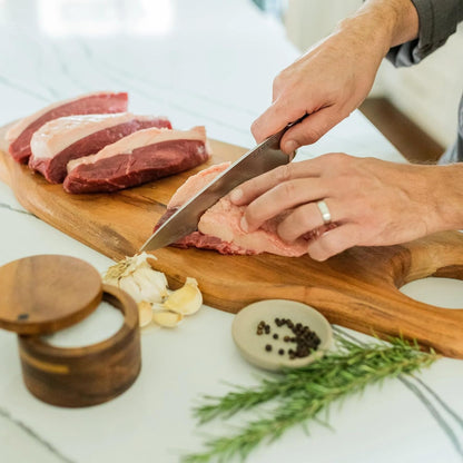 Premier Forged 8" Chef'S Knife, Hi-Carbon Stainless Steel Blade, Triple Riveted for Balance, Ideal for Dicing, Slicing & Chopping, Kitchen Knives - Walnut Handle9
