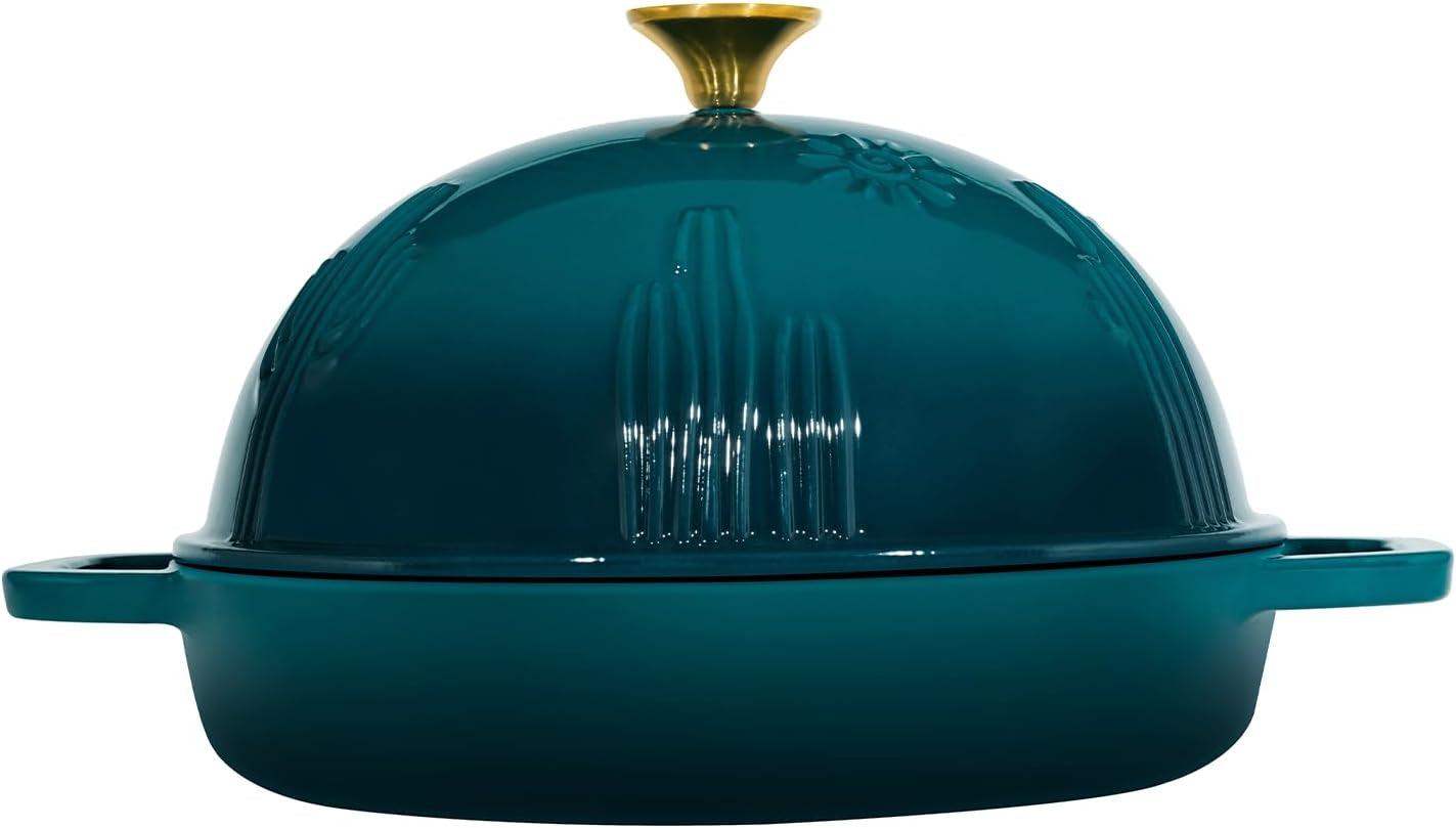 bread-oven-cast-iron-bread-dutch-oven-with-cloche-lid-for-bread-baking-darkcyan-enameled-cast-iron-bread-oven-with-dome-lid-for-sourdough-9-8-inches