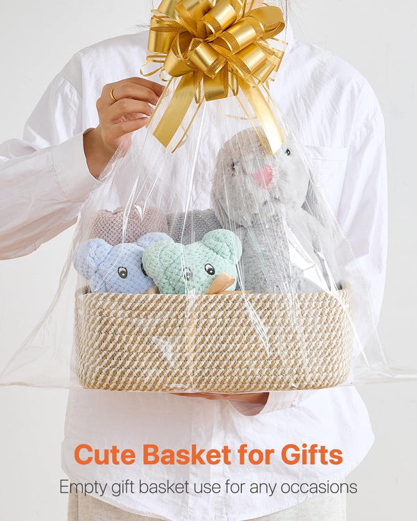 Small Woven Storage Basket for Organizing, 12 X 8 X 4.5 Inch, 3 Pack7