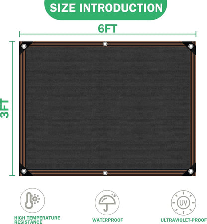 Shade Cloth -For Garden Plants,60-70% Sunblock Shade Neting -For Outdoor Garden Bed Neting Mesh Pergola Patio Lawn Sun Cloth - for Dog Kennel Cover Chicken Coop3