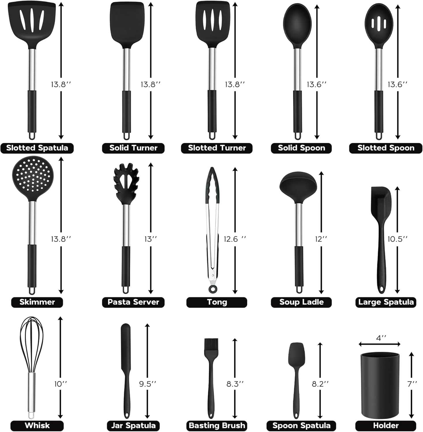 kitchen-utensils-set-15-pcs-silicone-cooking-utensils-set-with-holder-and-heat-resistant-stainless-steel-handle-for-nonstick-cookware-black